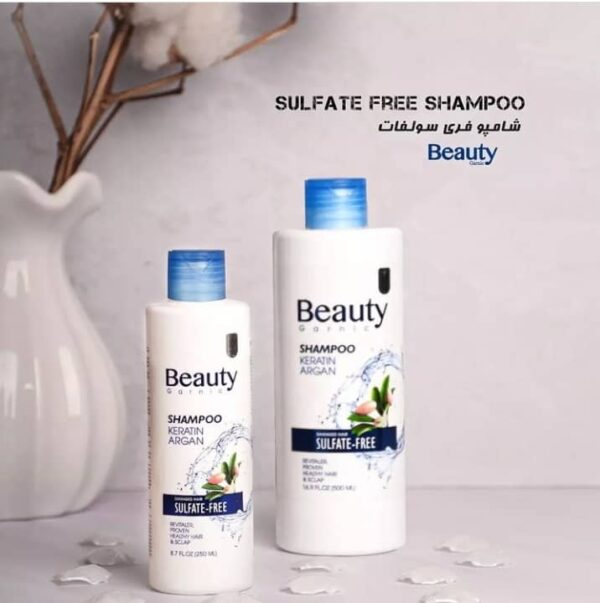 شامپو کراتین بیوتی حجم 500 میل 1 شامپو کراتین بیوتی حجم 500 میل